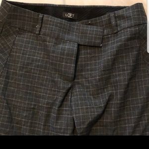 Loft plaid pants